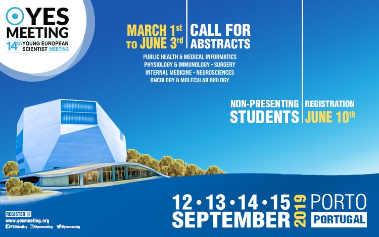 14.º YES - Young European Scientist - Meeting | Evento com apoio Bwizer