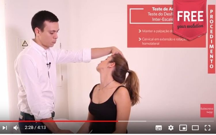 Teste de Avaliação dos 3 Desfiladeiros Cervico-torácicos: tutorial com João Tedim